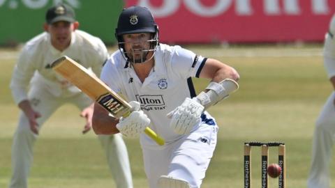 James Fuller batting for Hampshire