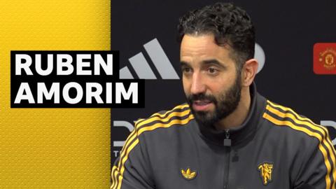 Manchester United boss Ruben Amorim