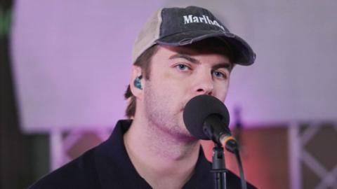 Lead singer of Fontaines DC Grian Chatten at BBC Maida Vale