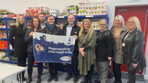 Councillors and staff from Durham County Council and the Bishop Auckland and Shildon Area Action Partnership