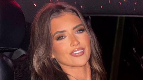 Woman smiling at camera