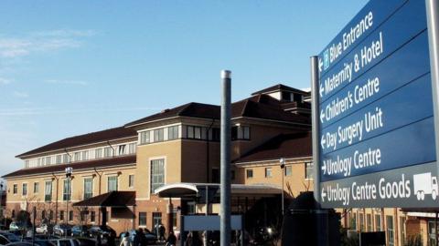 External shot of City Hospital 