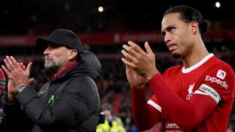 Jurgen Klopp and Virgil van Dijk