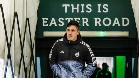 Aberdeen's Jamie McGrath at Easter Road