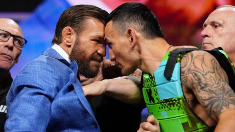 Conor McGregor and Max Holloway 