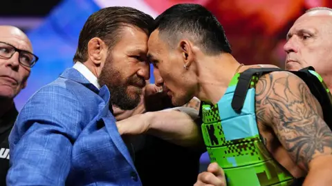 Conor McGregor and Max Holloway 