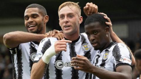 St Mirren celebrate