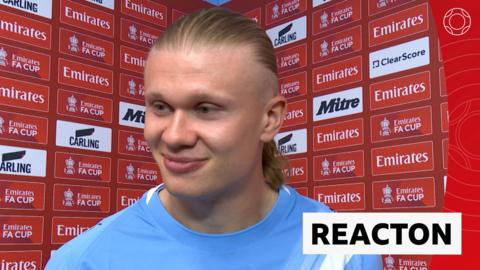 Erling Haaland of Manchester City