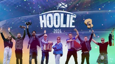 Luchd-ciùil a chluich aig Hoolie 2024