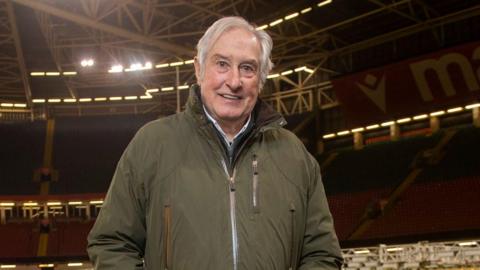 Sir Gareth Edwards at the Principality Stadium