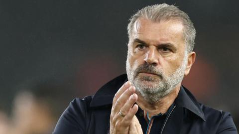 Ange Postecoglou claps