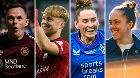 Lawrence Shankland, David Watson, Rachel Rowe and Jo Potter