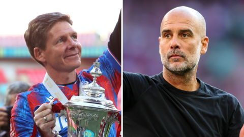 Oliver Glasner & Pep Guardiola
