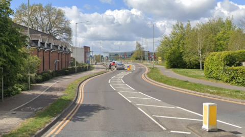 A Google Street image of Trinity Road in Ashford.