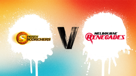 Perth Scorchers v Melbourne Renegades badge graphic