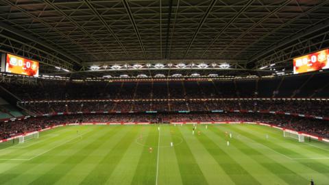Wales take on Spain in a friendly in 2018 at Principality Stadium
