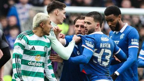 Fight at full time at Ibrox
