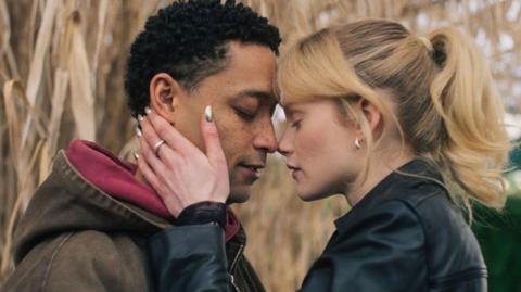 Mint ... Shannon (right, played by Emma Laird) the daughter of a notorious crime family who falls for Arran (played by Ben Coyle-Larner) from a rival group.