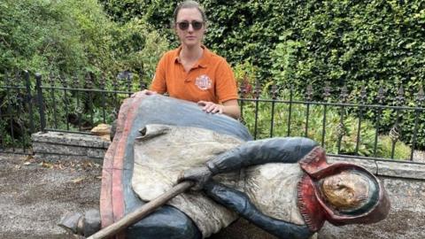 Harriet Saltis who is Buxton Civic Association's Woodland Manager