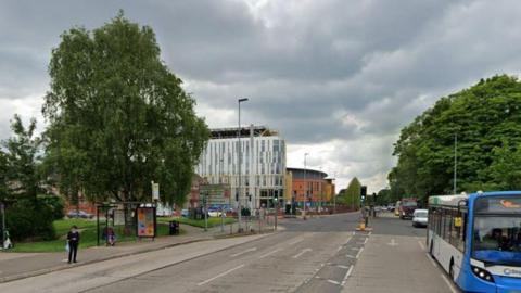 Eccles Old Road - a general view of the road