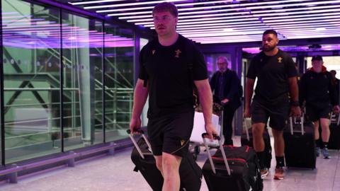 Aaron Wainwright and Taulupe Faletau travel to Japan as part of the Wales squad