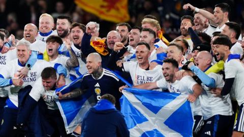 Scotland celebrate