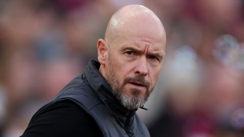 Erik ten Hag during his time as Manchester United manager