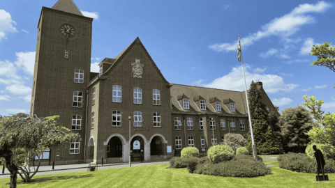 Spelthorne Borough Council offices in Knowle Green, Staines