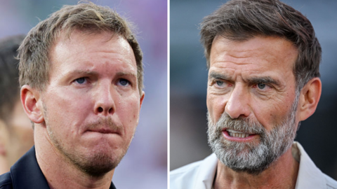 Julian Nagelsmann and Jurgen Klopp