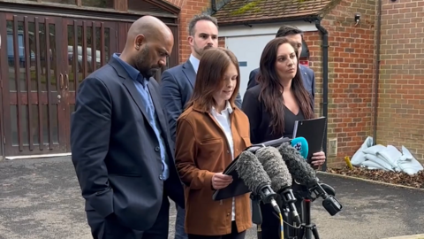 Mother of Maya Siek, Magda Wisniewska, speaking after the conclusion of an inquest into her death