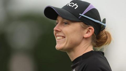 England's Heather Knight