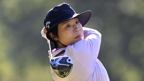 South Korea's Somi Lee during 2025 Evian Championship