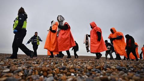 Asylum seekers in Dungeness, Kent