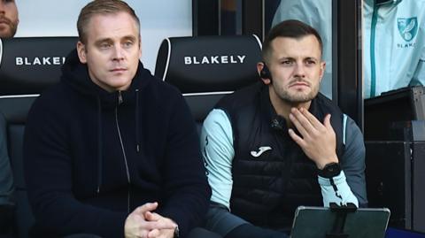 Johannes Hoff Thorup and Jack Wilshere 