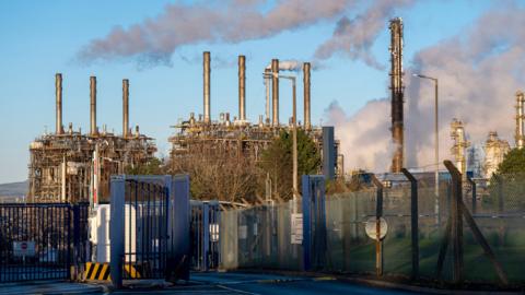 A general view of the Fife Ethylene Plant at Mossmorran, Fife.