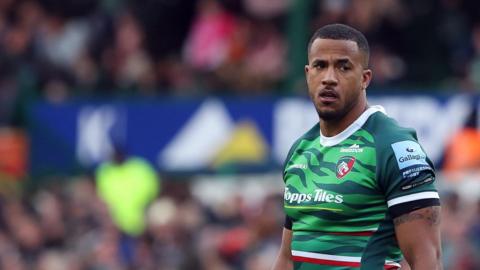 Anthony Watson in action for Leicester Tigers