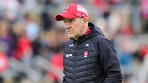 Derry manager Mickey Harte