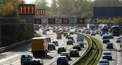 Generic picture of the M4 smart motorway.