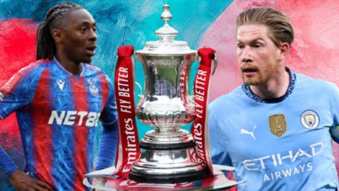 Crystal Palace and Manchester City play in the FA Cup final this weekend.