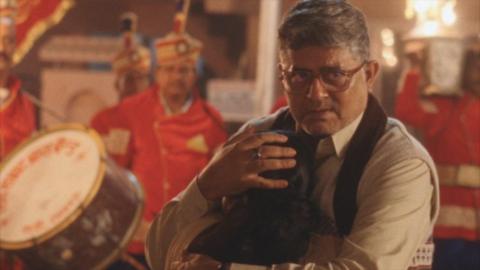 Actor Gajraj Rao in a scene from the film Band Baaja Bitiya