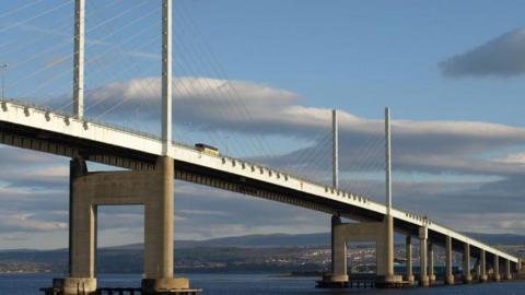 The Kessock Bridge on the A9.