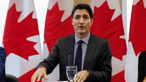 Canada's Prime Minister Justin Trudeau addresses the threat of tariffs from Donald Trump