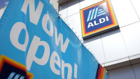 An Aldi grocery store pictured on 2 May 2025 in Washington, DC