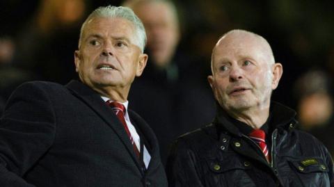 Aberdeen's Dave Cormack and Stewart Milne