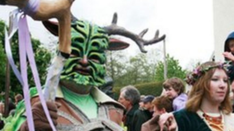 The Green Man at a previous festival