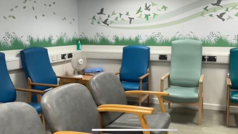 Fit2Sit area in King's Mill Hospital in Sutton-in-Ashfield