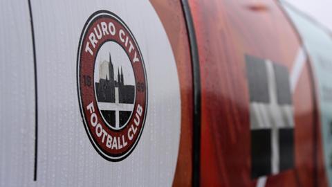 Sign outside Truro City's ground