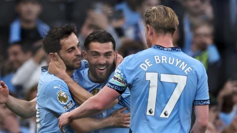 Man City celebrate