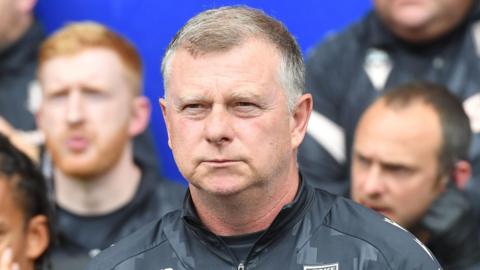 Stoke City manager Mark Robins 