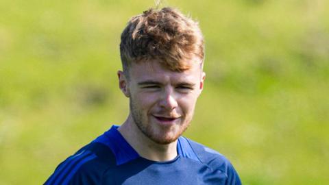 Tommy Conway training for Scotland